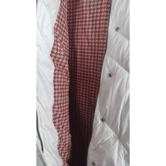 Sundance White Quilted Puffer Trench Coat Hooded Size XXL NWT - Picture 10 of 16